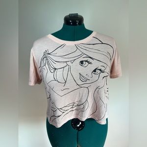 Cropped Little Mermaid Shirt